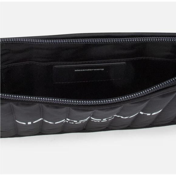 Alexander Wang black cloud quilted puffy elite tech shoulder bag - Picture 10 of 11